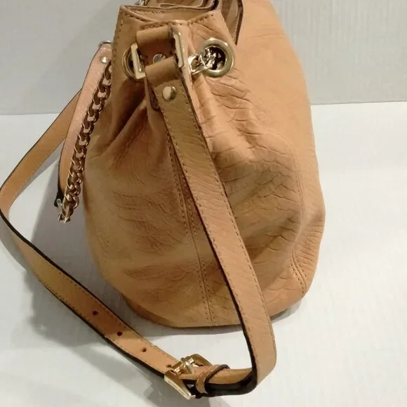 MICHAEL Michael Kors Tan Pebbled Leather Shoulder Bag - Picture 3 of 12
